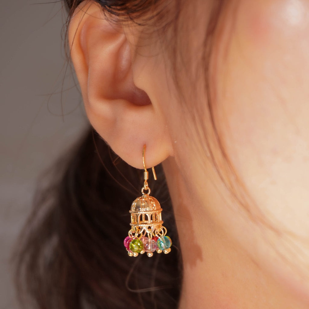 Boho Bloom Dangle Earrings - Roseraie Gal