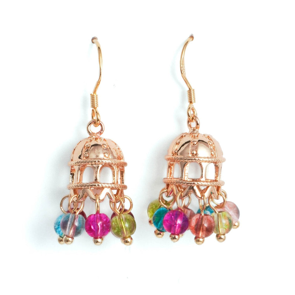 Boho Bloom Dangle Earrings - Roseraie Gal