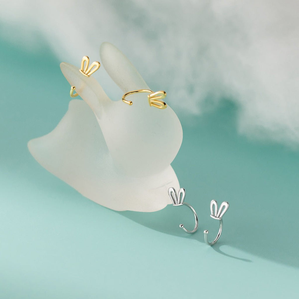 Bunny Ear Cuff Hoops - Roseraie Gal