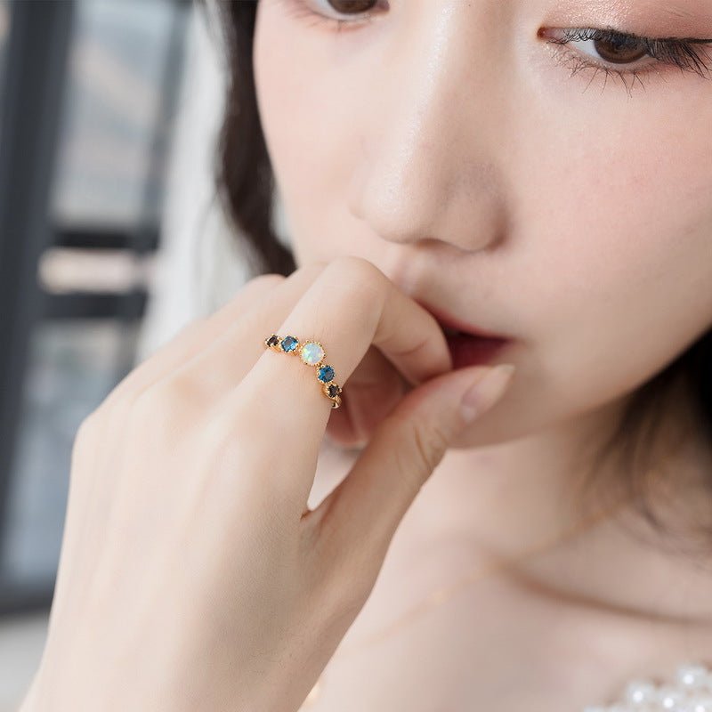 Celestial Opal Adjustable Ring (Coming on 13 Aug) - Roseraie Gal