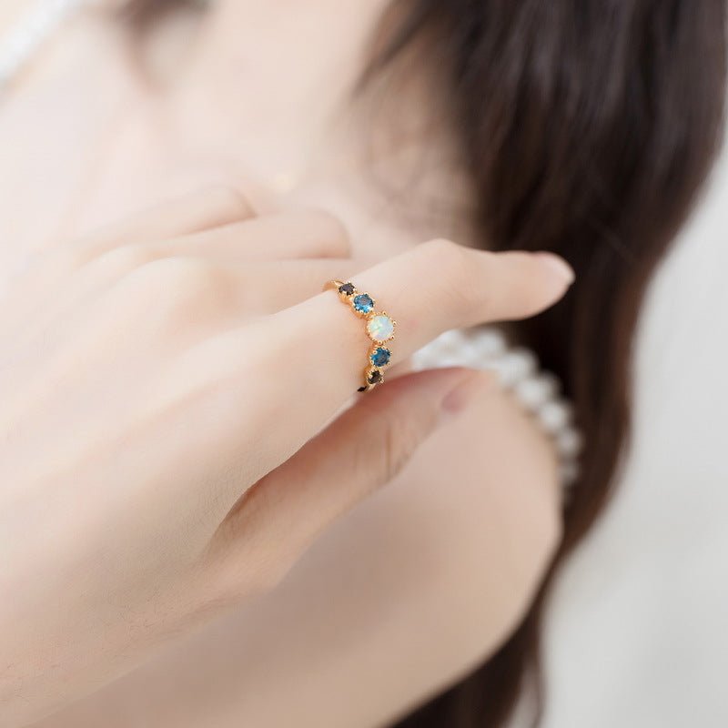 Celestial Opal Adjustable Ring (Coming on 13 Aug) - Roseraie Gal