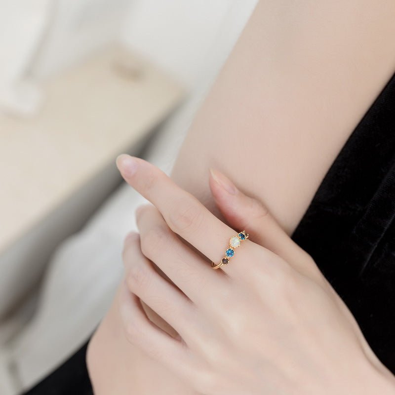 Celestial Opal Adjustable Ring (Coming on 13 Aug) - Roseraie Gal