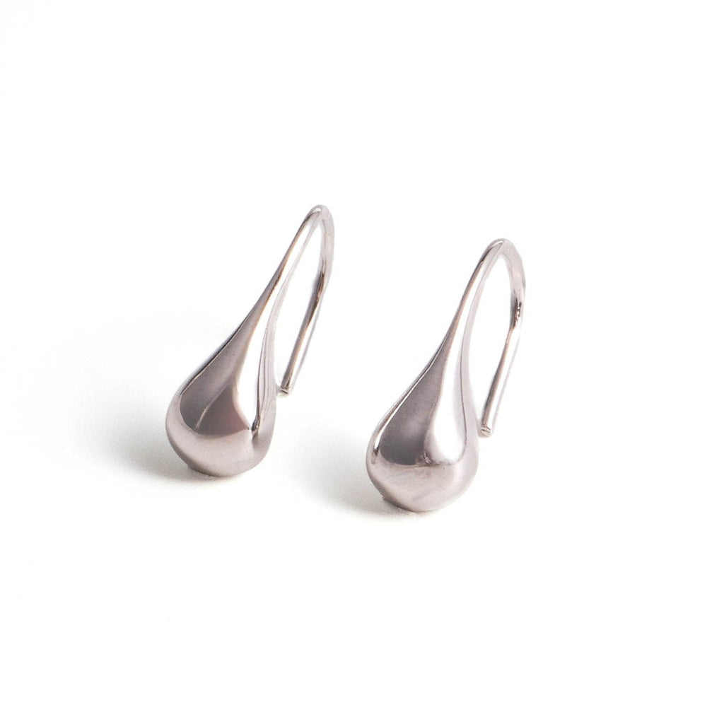 Minimalist Teardrop Dangle Earrings - Roseraie Gal