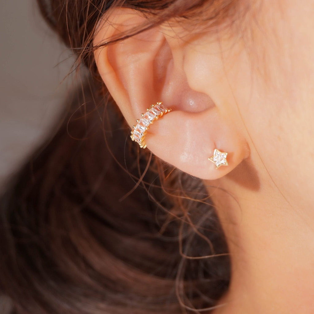 Radiant Sparkle Ear Cuff - Roseraie Gal