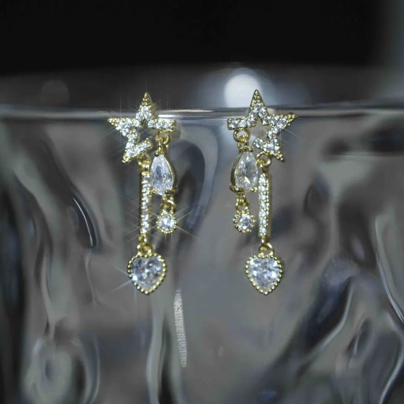 Astra Star Earrings - Roseraie Gal