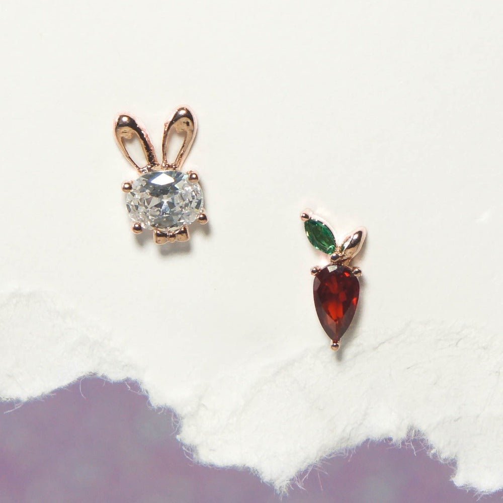 Bunny Stud Earrings - Roseraie Gal
