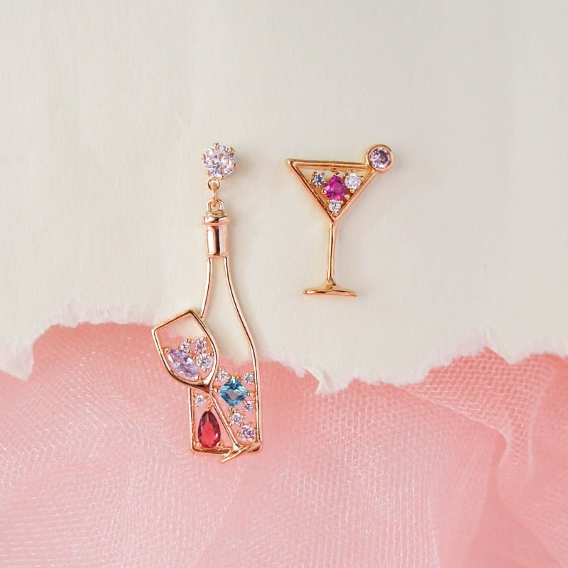 Champagne Cocktail Time Special Earrings - Roseraie Gal