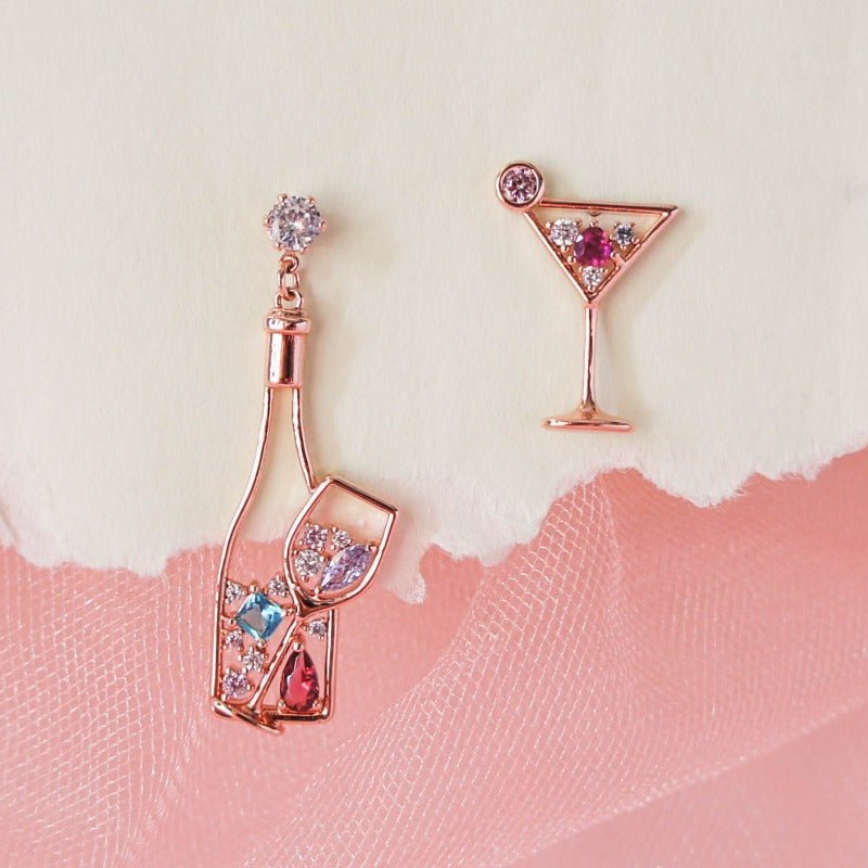 Champagne Cocktail Time Special Earrings - Roseraie Gal