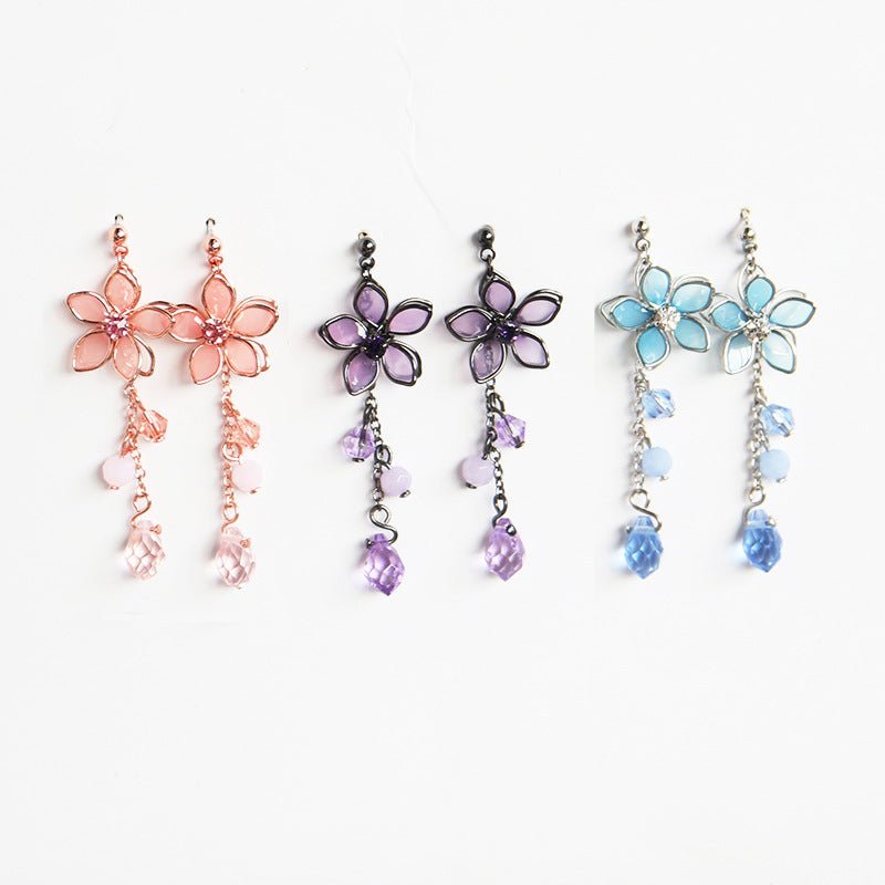 Florina Dangle Earrings - Roseraie Gal