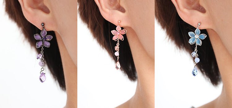 Florina Dangle Earrings - Roseraie Gal