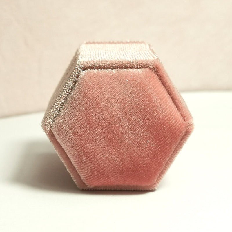 Hexagon Velvet Box - Roseraie Gal