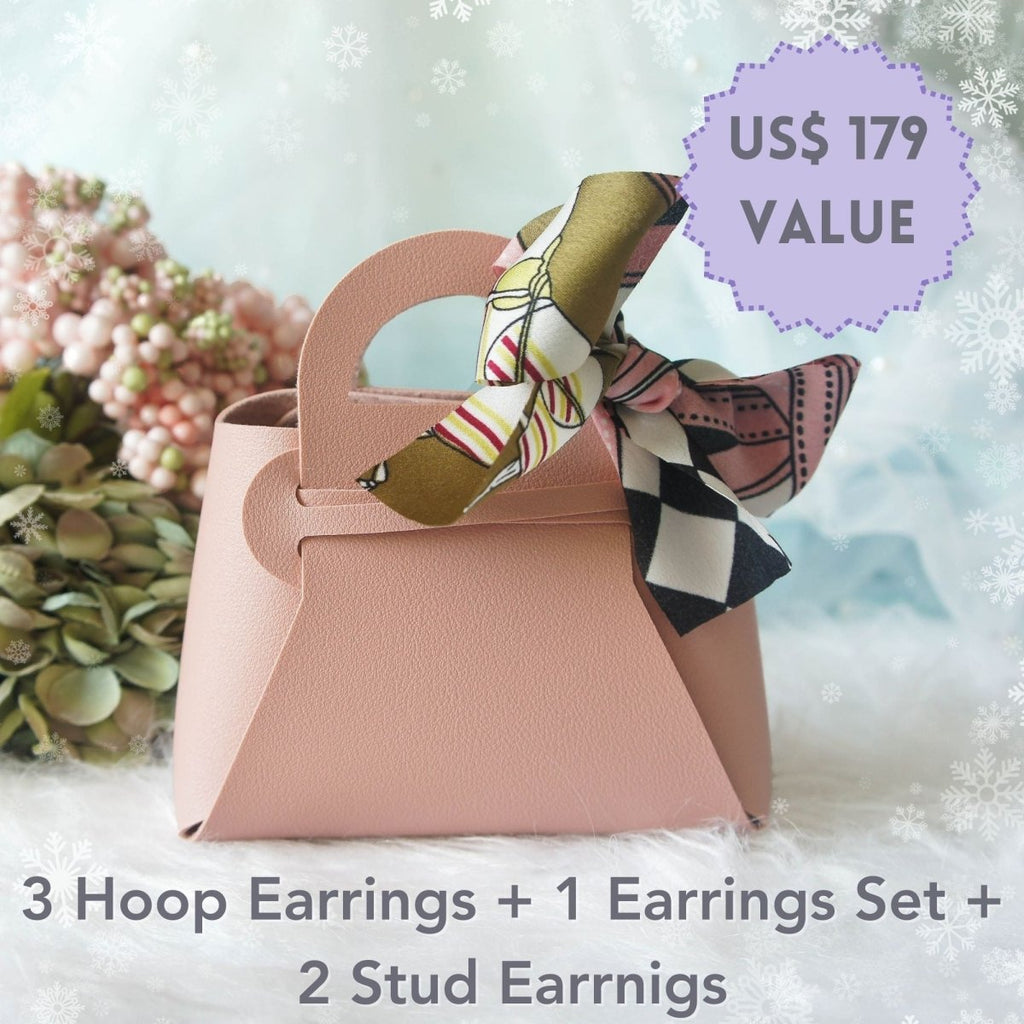 Holiday Exclusive - Hoop Earrings Set - Roseraie Gal