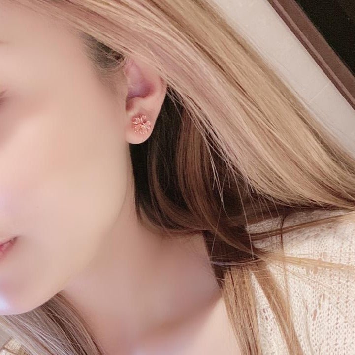 Sakura Blossom Earrings - Roseraie Gal