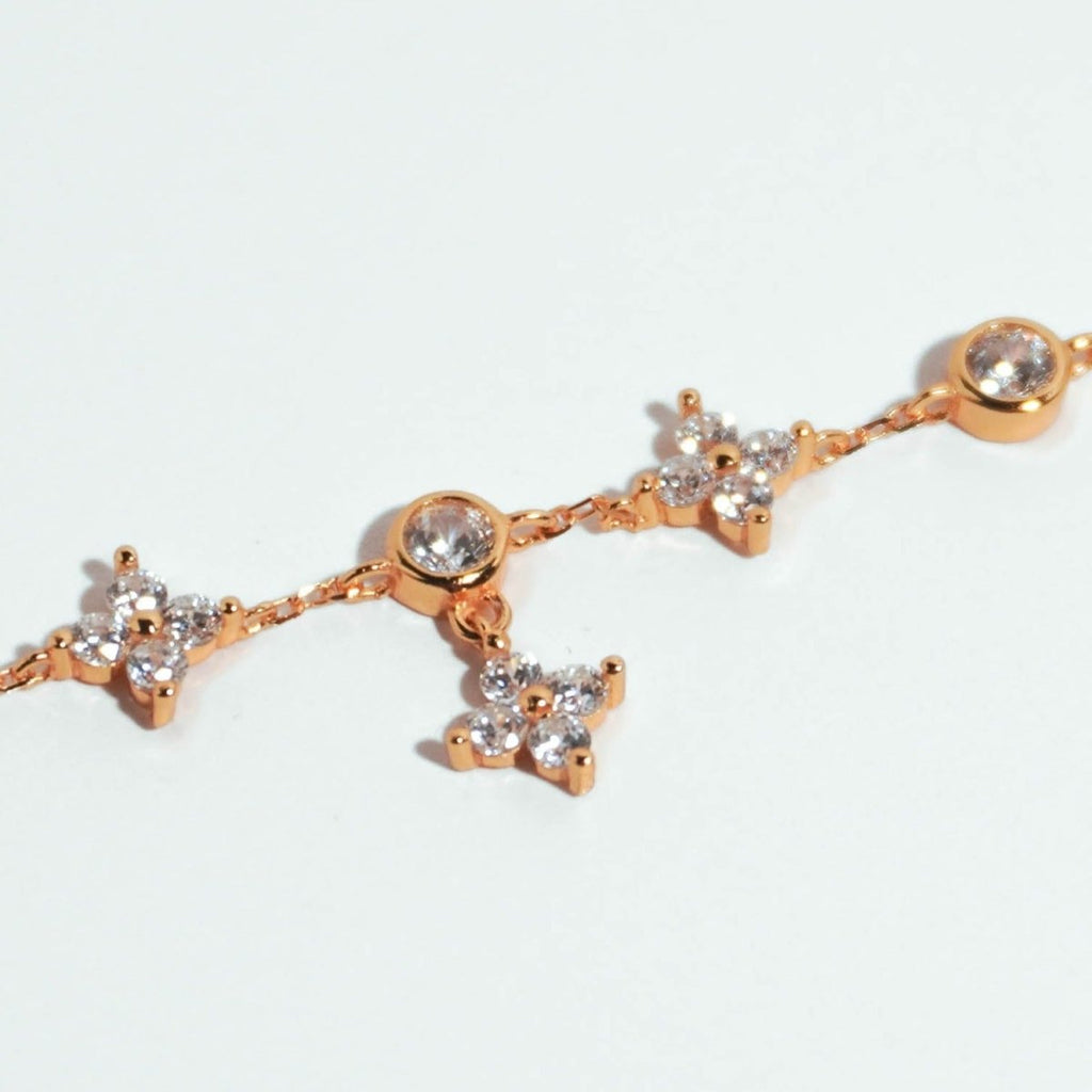 Shimmer Blossom Slider Bracelet - Roseraie Gal