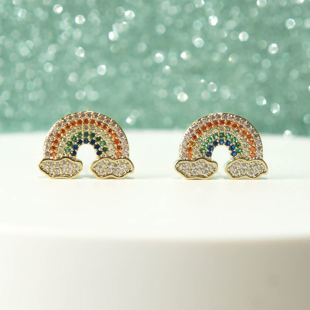 Sparkling Rainbow Earrings - Roseraie Gal