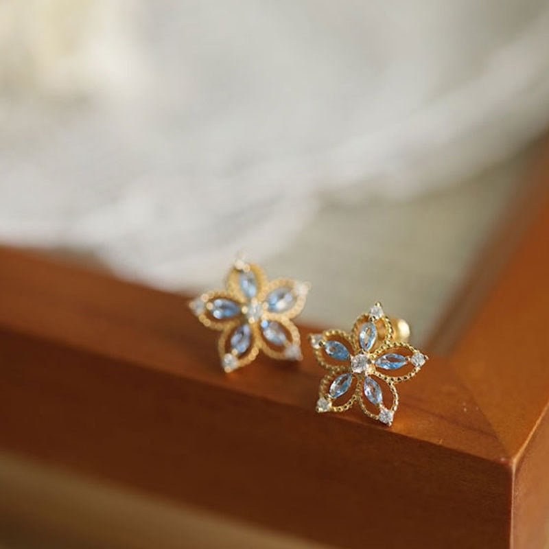 Spring Blossom Stud Earrings - Roseraie Gal