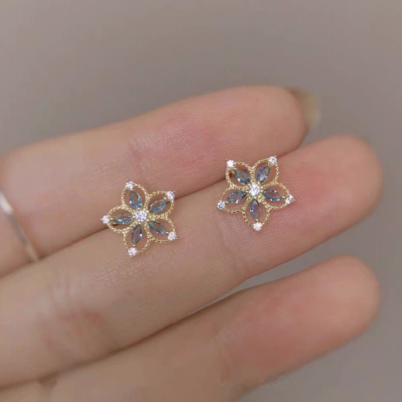 Spring Blossom Stud Earrings - Roseraie Gal