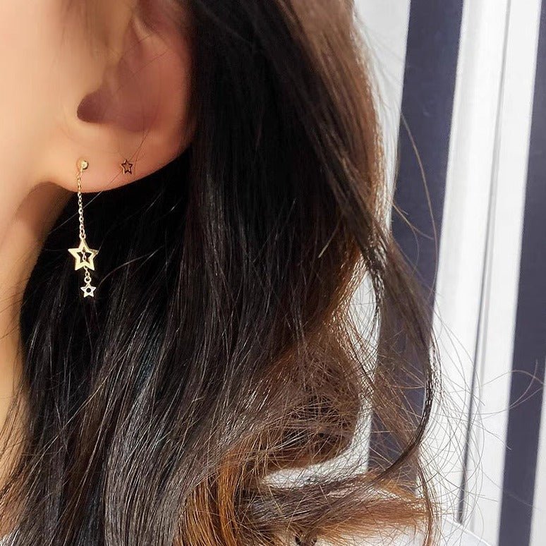 Starry Dangle Earrings - Roseraie Gal